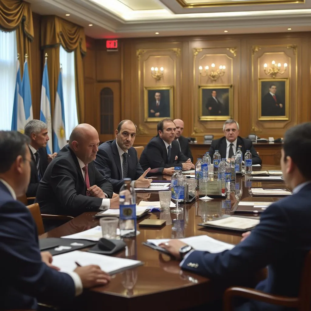 Reunión con reguladores financieros argentinos